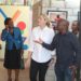 Minister of Arts Kirsty Coventry taking a tour of the Little Theatre.