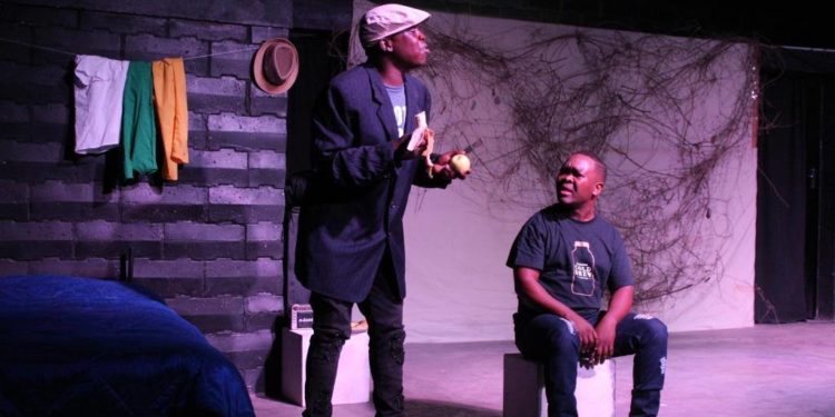Scenes from a play that was recently staged at the theatre.