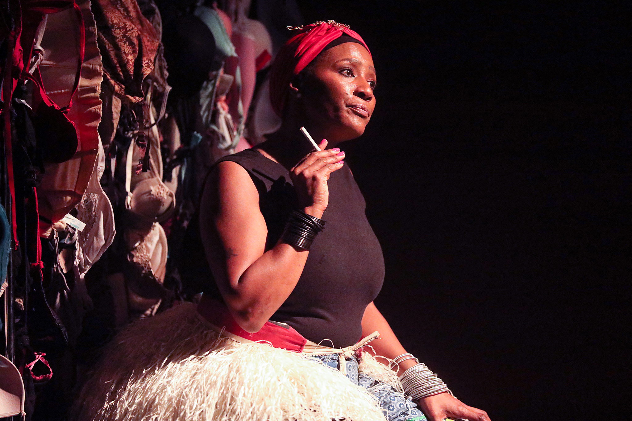 Napo Masheane performs her My Vagina Was Not Buried With Him directed by directed by Clive Mathibe 