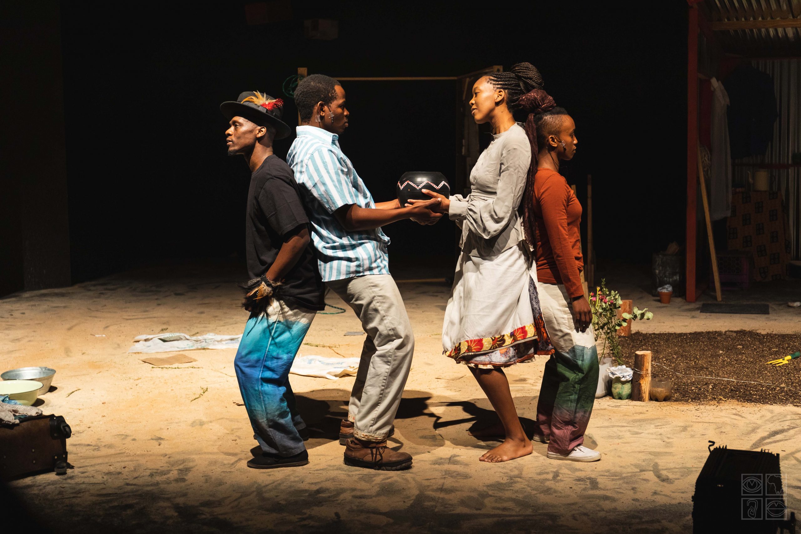 Dancers Xolisile Bongwana and Thulisile Binda feature in Metsi written and directed by Hannah van Tonder (Photos by Mpilo Zondi) 