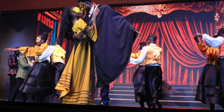 The Phantom of the Opera was directed by Pamela Keryeko and produced by Timeless Arts (Photo by Andrew Kaggwa Mayiga)