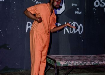 Pierced is less about the story and more of a celebration of the theatrical gift that is Innocent Chisom Valentine. (Photos by Film Grades)