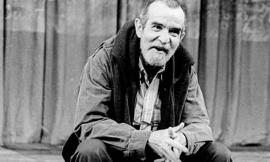 Fugard during the rehearsal of his play My Children! My Africa! in 1990 at the National Theatre in London. Photo by Tristram Kenton