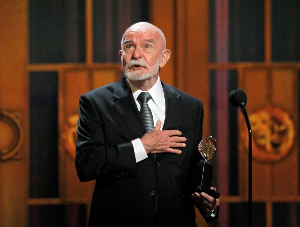 Fugard accepting the Lifetime Achievement Tony Award in 2011. Photo by Reuters/Gary Hershorn/Corbis