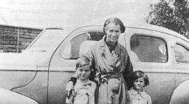 The playwright with his mother and younger sister. Photo from the book Cousins (1997) by Athol Fugard