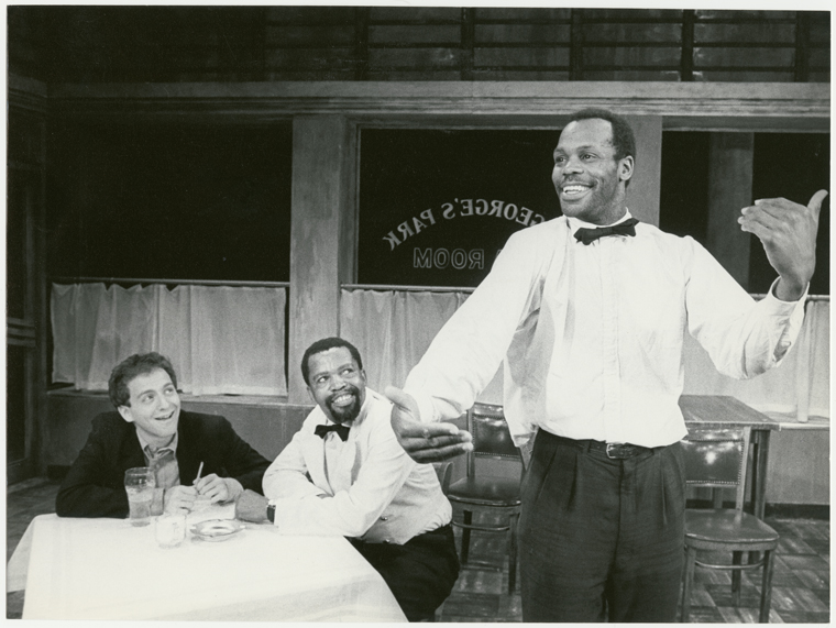 Danny Glover, Lonny Price, and Zakes Mokae during the Broadway production of ‘Master Harold’…and the Boys in 1982. Photo by Martha Swope 