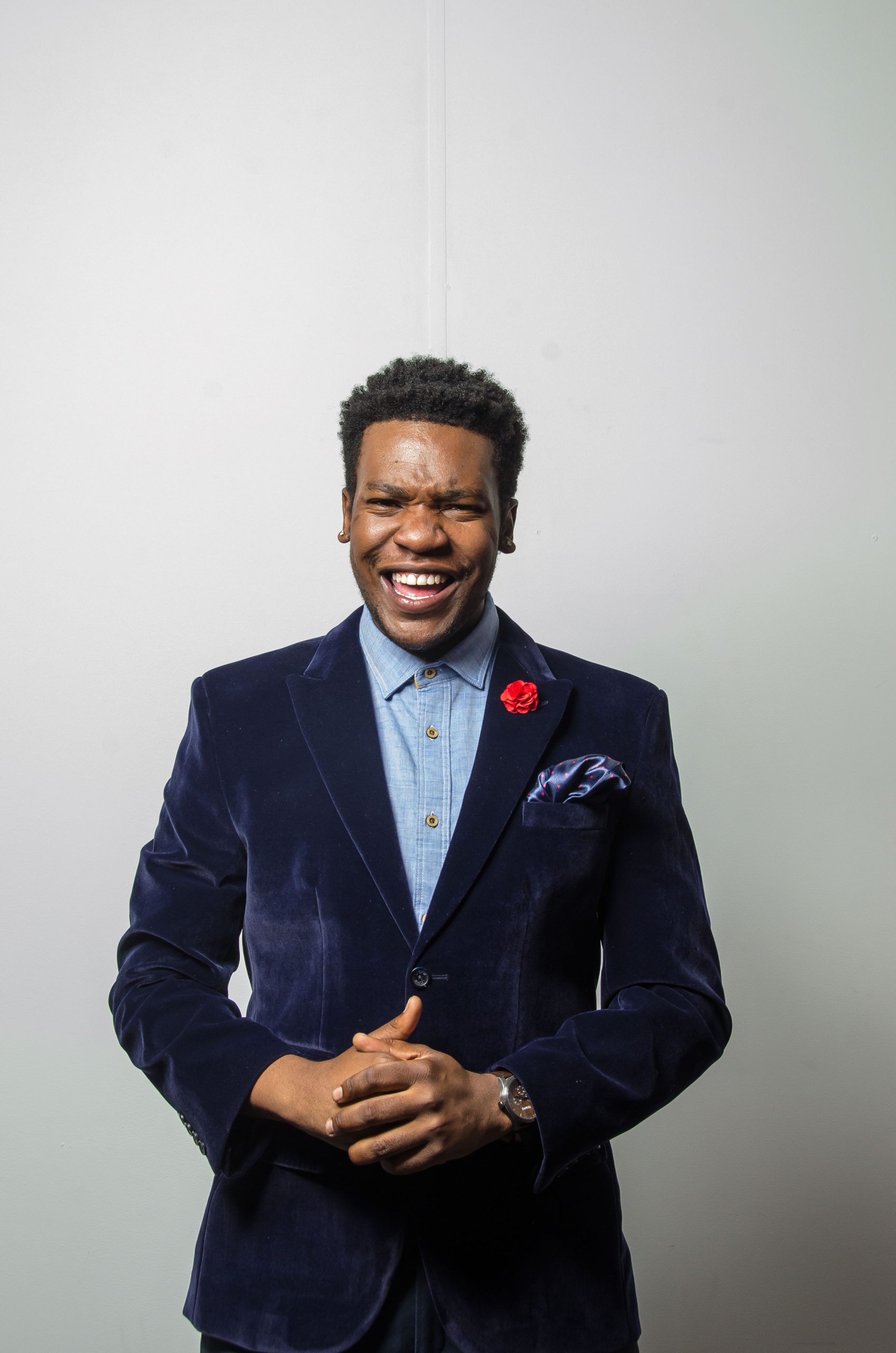 Ashwyn Mberi believes that live theater offers something hard to replicate; human connection. (Photo by Martin Amushendje)