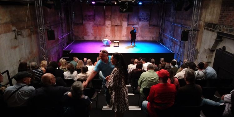 So Over the Rainbow is written by Mike Van Graanwill, directed by Dion Van Niekerk and performed by Rondo Mpiti-Spies. (Photos by Jonny Cohen)
