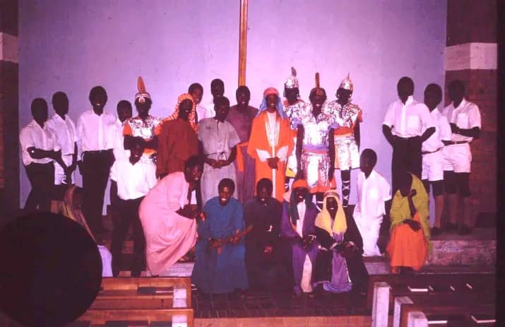 Easter play at Budo Chapel in 1969